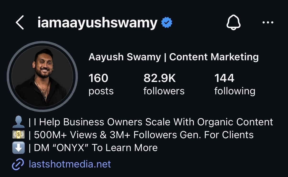 Aayush Swamy after