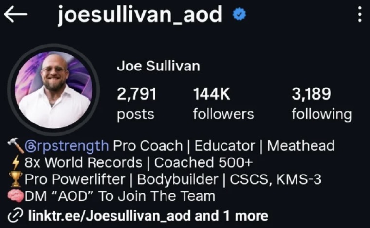 Joe Sullivan after