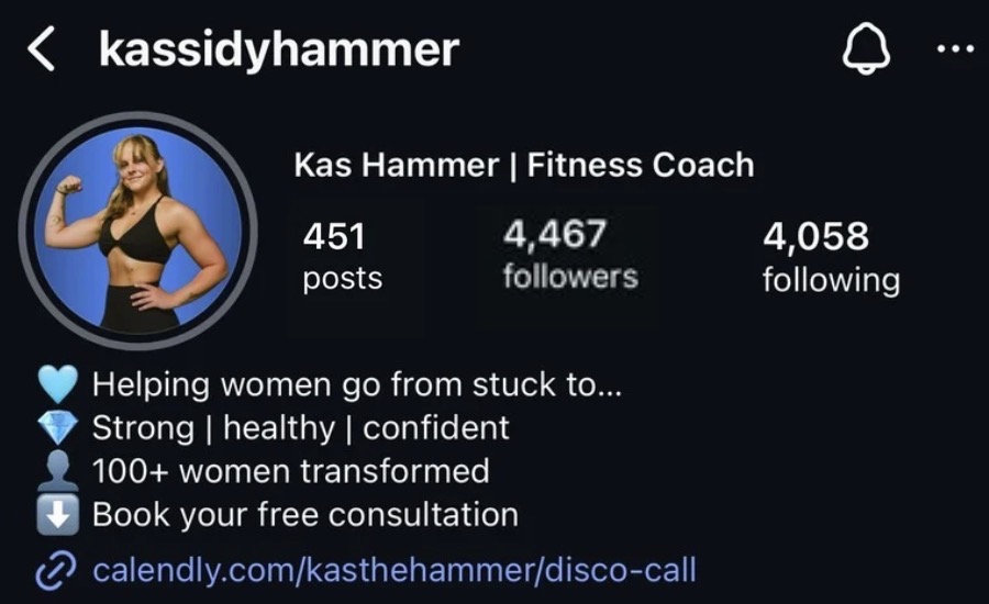 Kassidy Hammer before