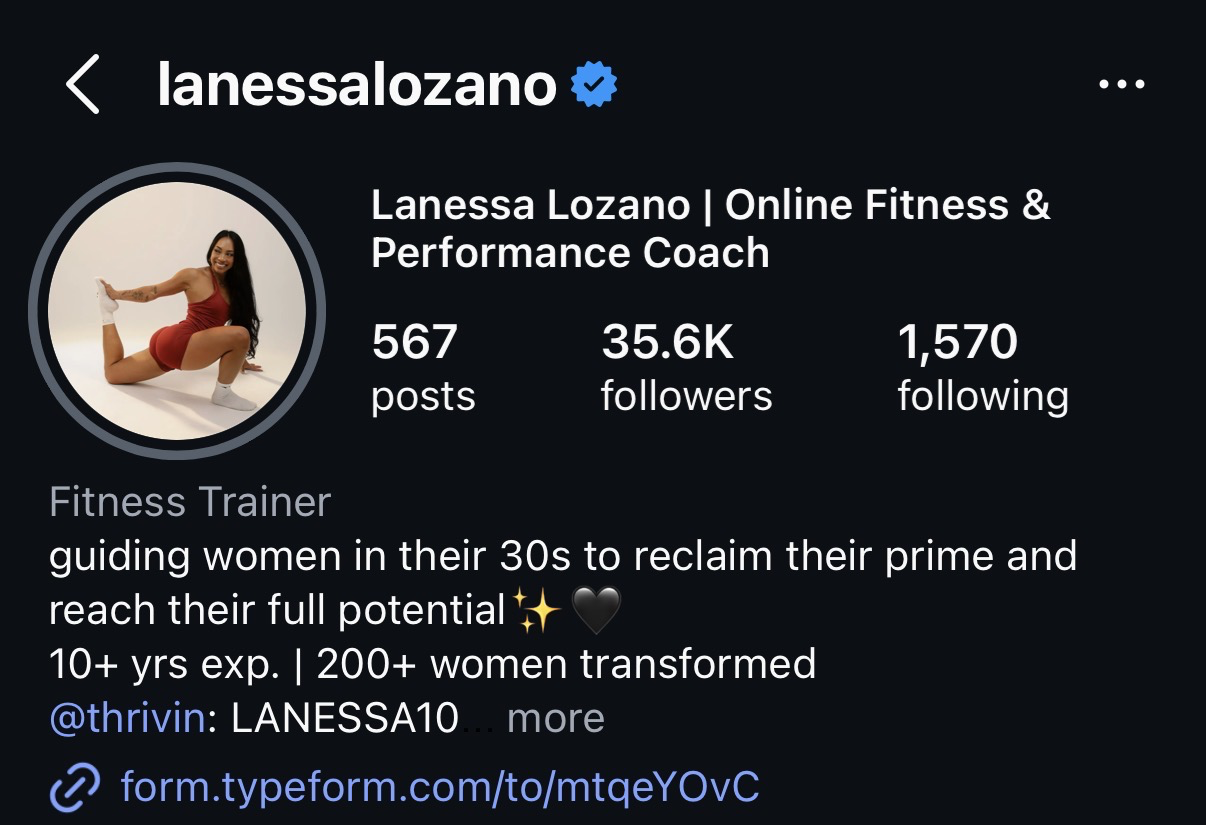 Lanessa Lozano after