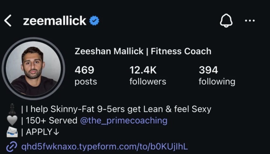 Zeeshan Mallick before